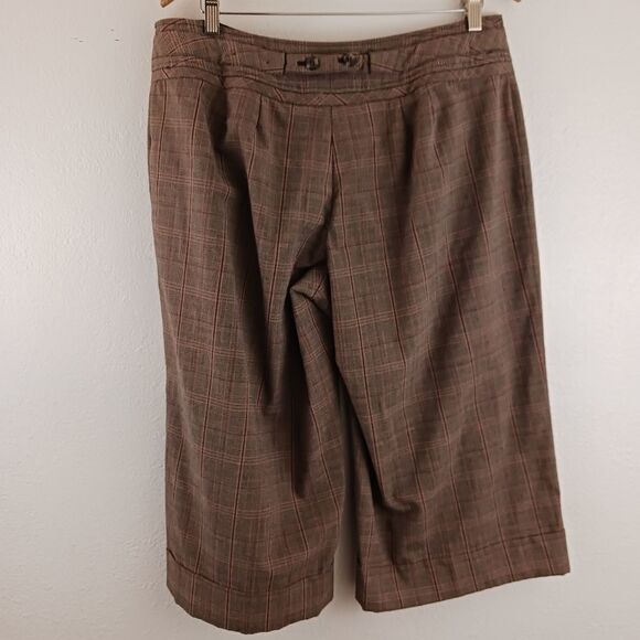 Lane Bryant plaid brown capri pants size 16 - Picture 5 of 6